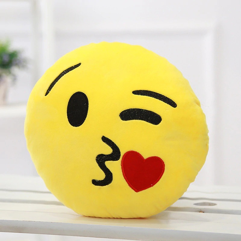 Emoji Pillow Expression Decor Cute Pillow
